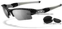 Oakley Flak Jacket Custom True Carbon / Black Iridium Polarized (1677)